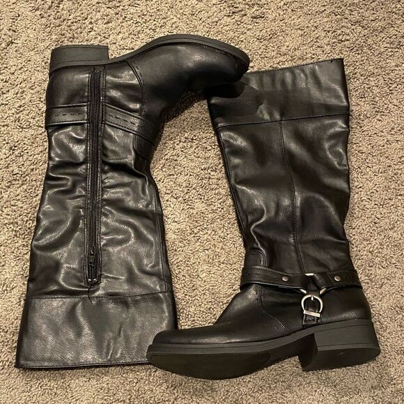 Xhilaration Black boots NWOB - Picture 1 of 4